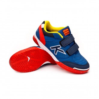 Sapatilha de Futsal  Kelme Precision Velcro Niño Royal-Vermelho
