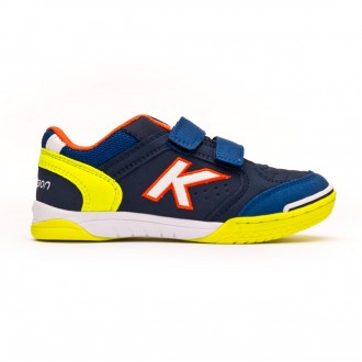 Sapatilha de Futsal Kelme Precision v. Niño Azul Marinho-Limão
