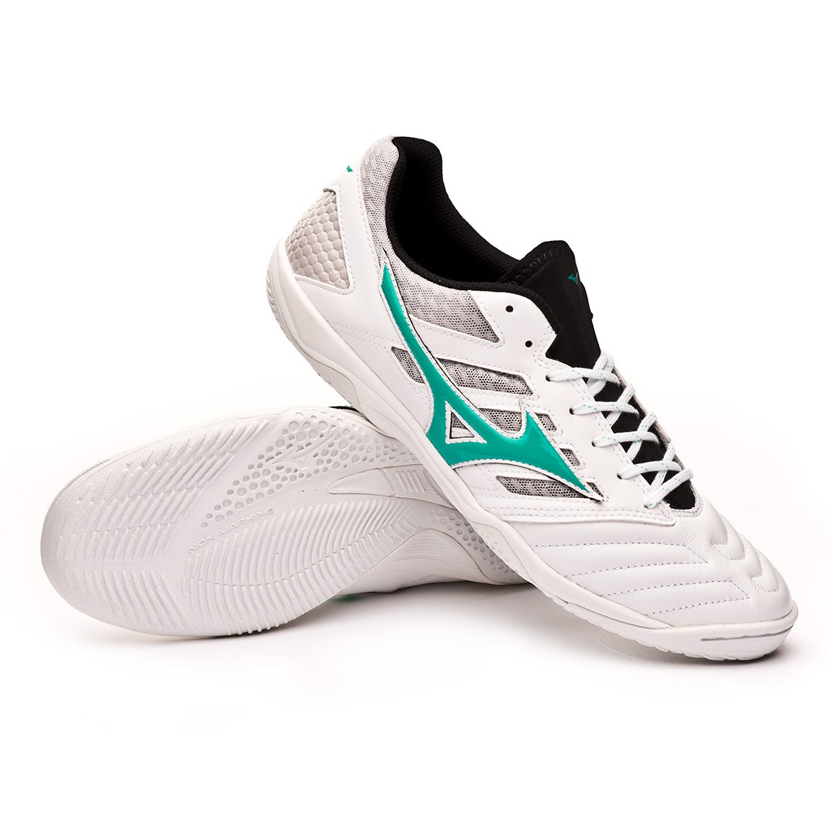 Scarpe Mizuno Sala Premium 3 IN White-Billiard-Black - Negozio di calcio  Fútbol Emotion