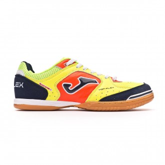 Sapatilha de Futsal Joma Top Flex Yellow-Limão-Orange