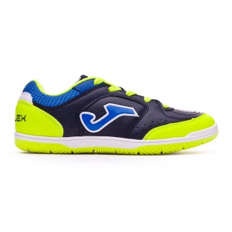 Sapatilha de Futsal Joma Top Flex Crianças Navy-Limão