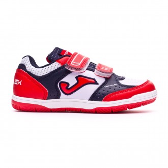 Sapatilha de Futsal Joma Top Flex v. Crianças White-Blue-Red
