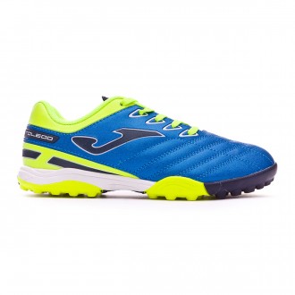 Sapatilhas Joma Toledo Turf Crianças Blue-Limão