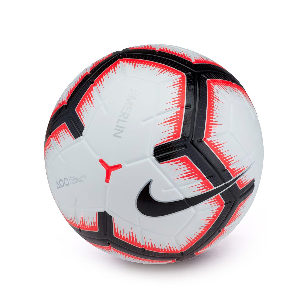 Ball Nike Merlin 2018-2019 White-Bright crimson-Black - Football store  Fútbol Emotion