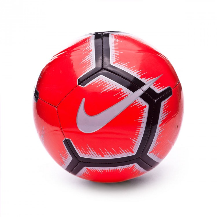 BalÃ³n Nike Pitch 2018-2019 Bright crimson-Pure platinum - FÃºtbol Emotion