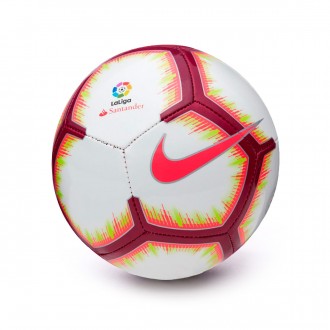 Bola de Futebol  Nike Mini La Liga Skills 2018-2019 White-Pink flash-Team red