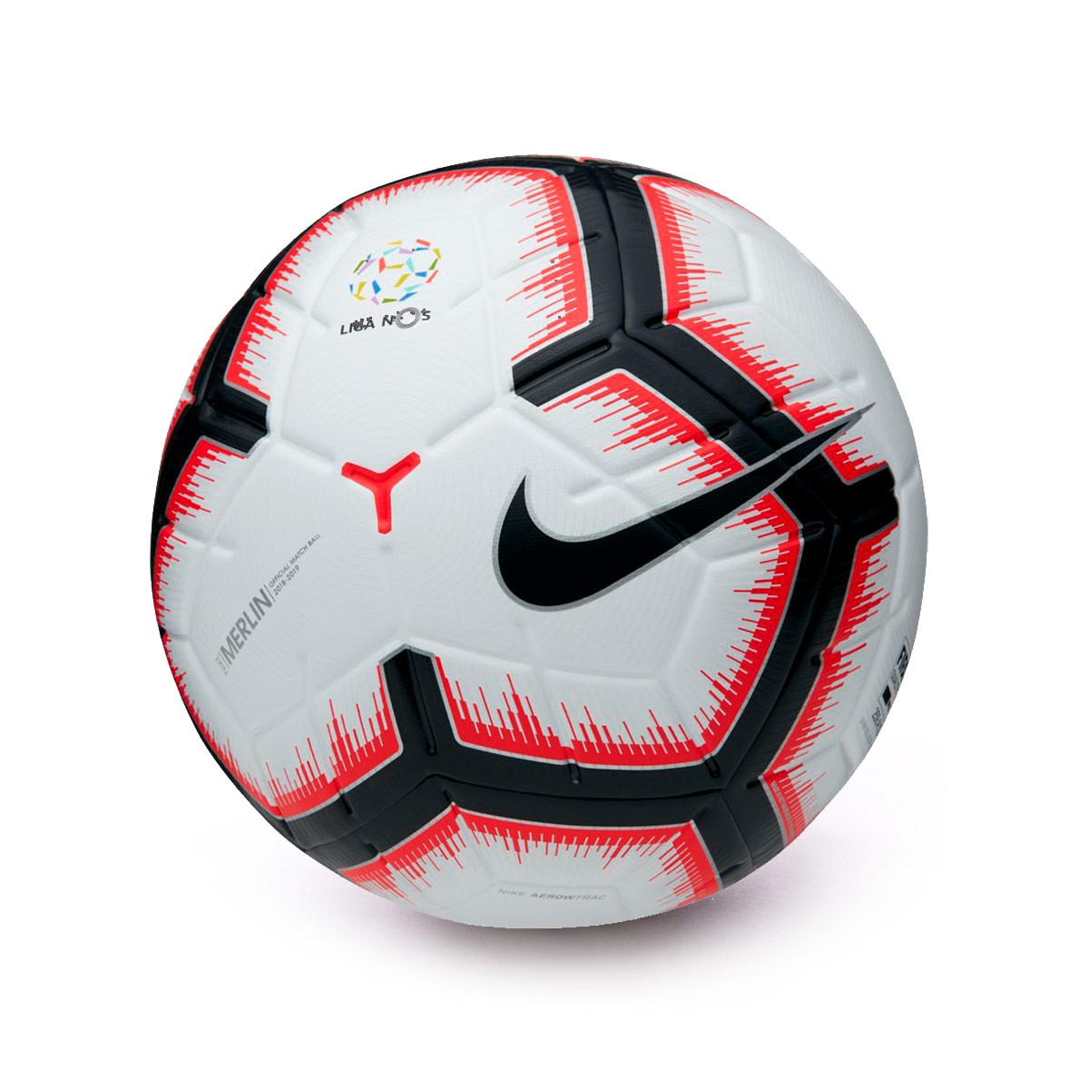 Ball Nike Liga NOS Merlin 2018-2019 White-Bright crimson-Black - Football  store Fútbol Emotion