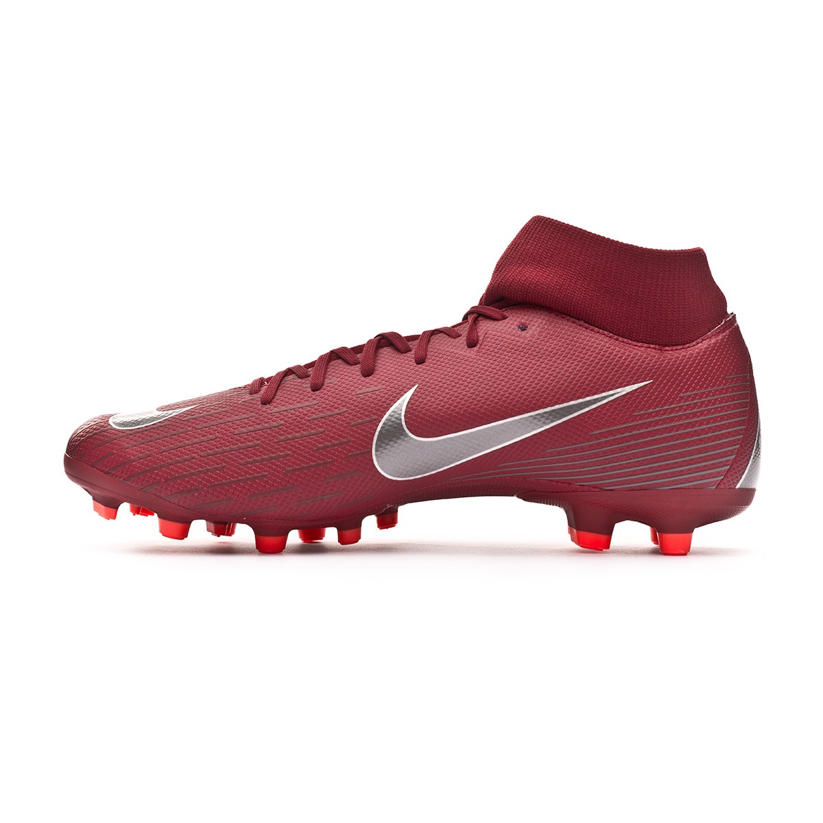 nike mercurial red and grey