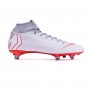 Mercurial Superfly VI Academy SG-Pro Wolf grey-Light crimson-Pure platinum