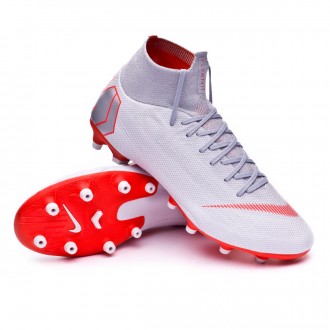 Chuteira  Nike Mercurial Superfly VI Pro AG-Pro Wolf grey-Light crimson-Pure platinum