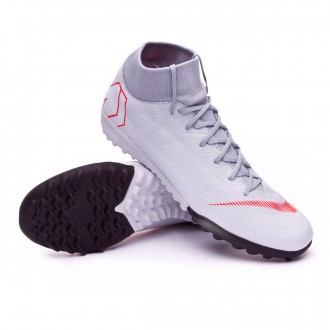 Sapatilhas  Nike Mercurial SuperflyX VI Academy Turf Wolf grey-Light crimson-Pure platinum