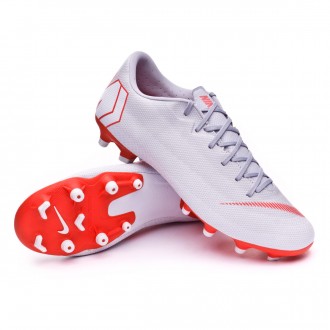 Chuteira  Nike Mercurial Vapor XII Academy MG Wolf grey-Bright crimson-Pure platinum