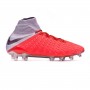 Hypervenom Phantom III Elite DF FG Light crimson-Metallic dark grey-Wolf grey