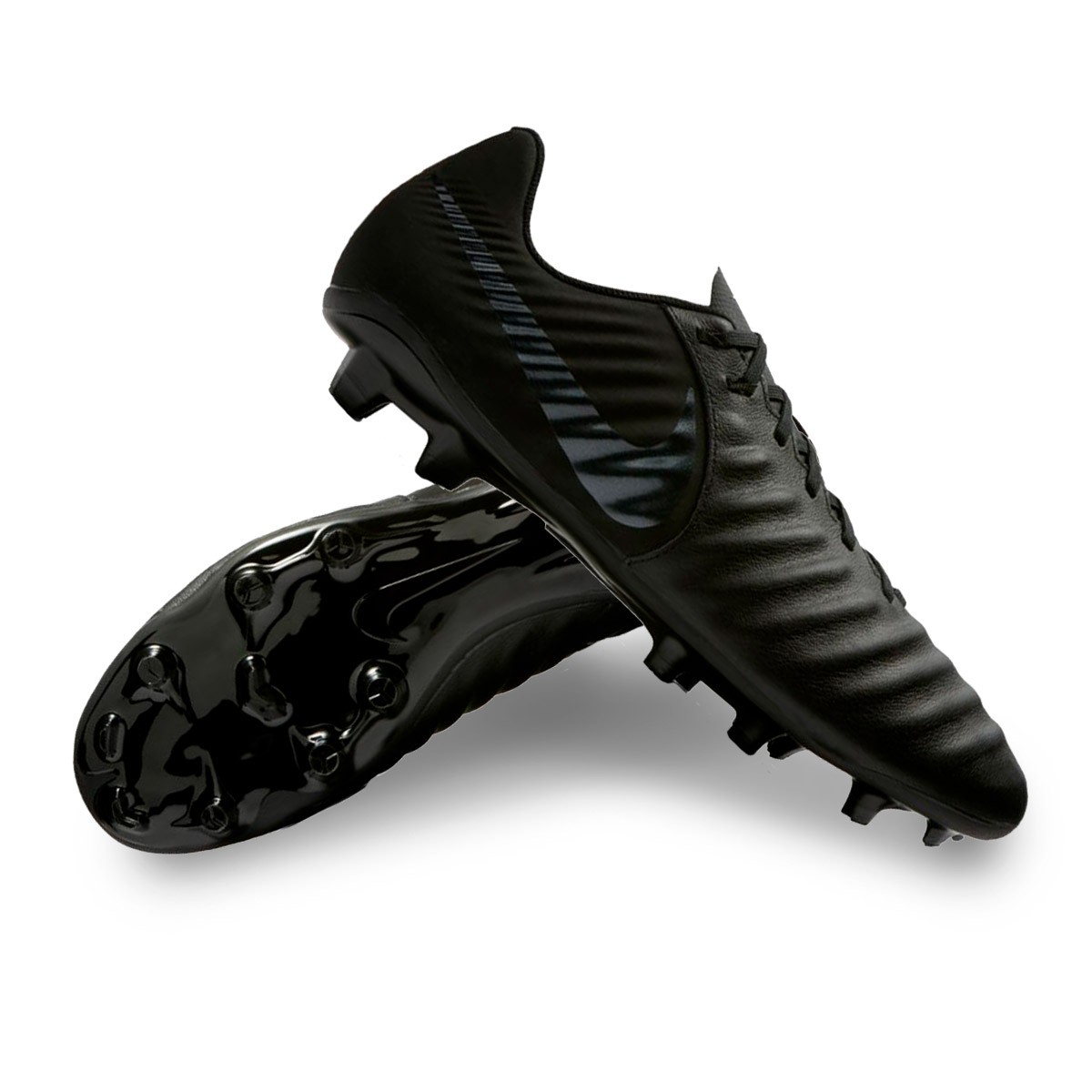 nike tiempo legend 7 academy fg black black