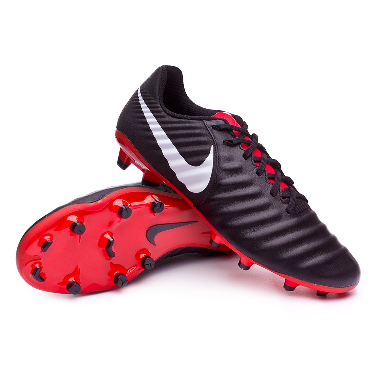 Scarpe Nike Tiempo Legend VII Academy MG Black-Pure platinum-Light crimson  - Negozio di calcio Fútbol Emotion