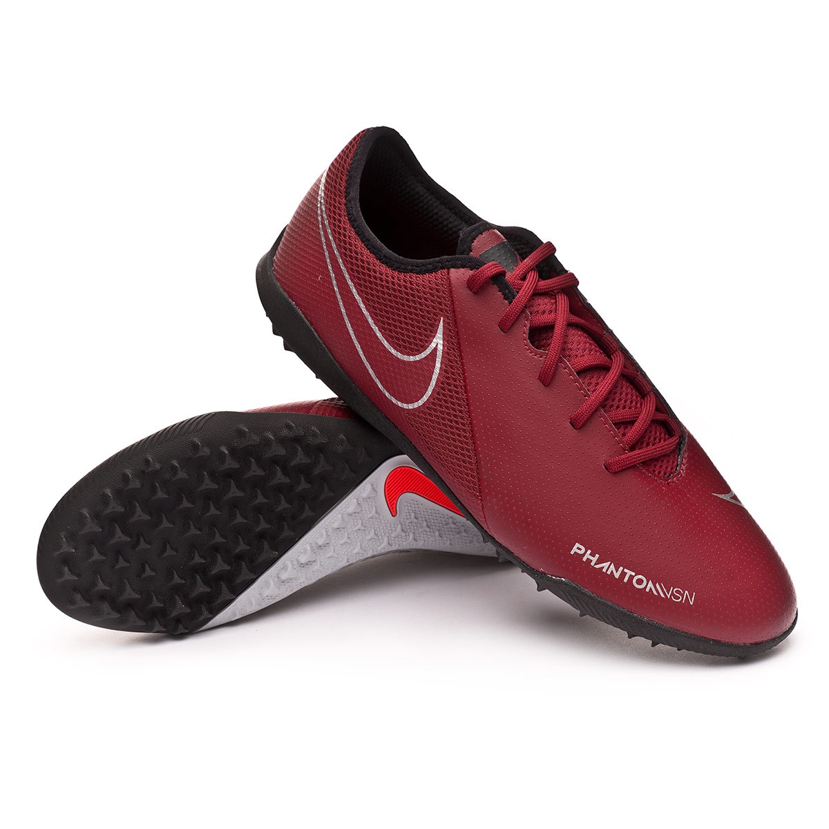 nike phantom vision red and silver