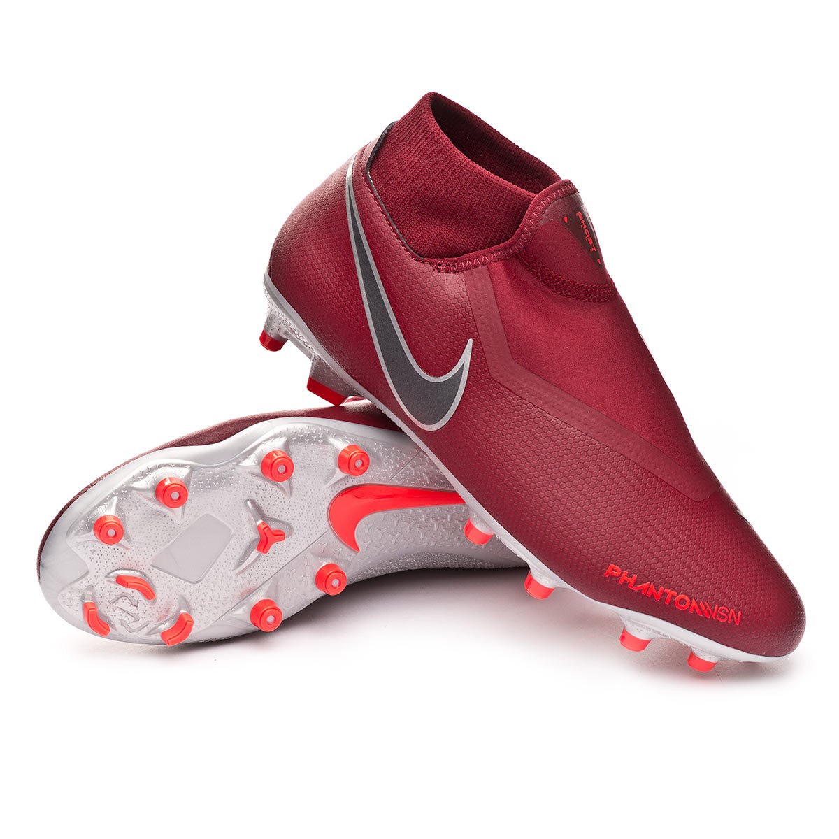 Football Boots Nike Phantom Vision Academy DF MG Team red-Metallic dark  grey-Bright crimson - Football store Fútbol Emotion