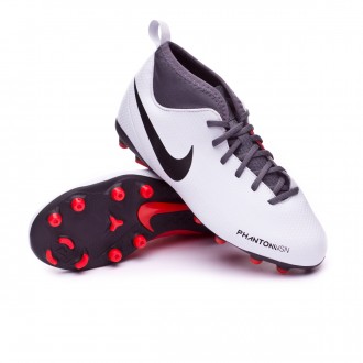 Chuteira  Nike Phantom Vision Club DF MG Crianças Pure platinum-Black-Light crimson-Dark grey