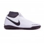 Kids Phantom Vision Academy DF Turf Pure platinum-Black-Light crimson-Dark grey