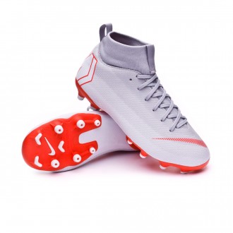 Chuteira  Nike Mercurial Superfly VI Academy GS MG Crianças Wolf grey-Light crimson-Pure platinum