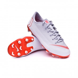 Chuteira  Nike Mercurial Vapor XII Academy GS MG Crianças Wolf grey-Light crimson-Pure platinum