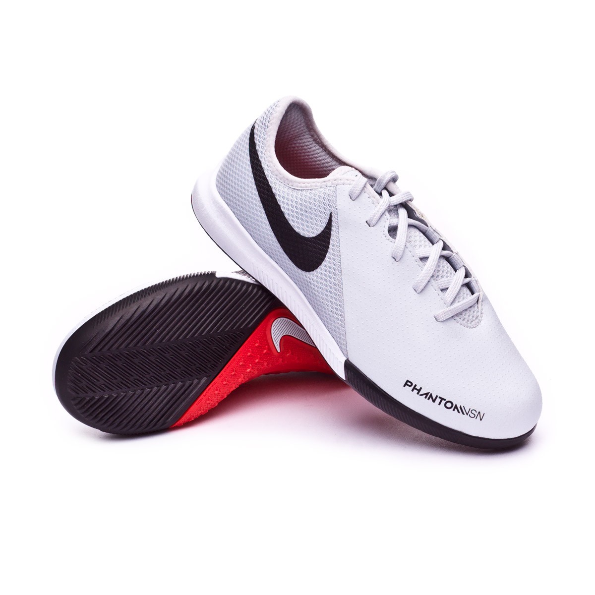 Tenis Nike Phantom Vision Academy IC Niño Pure platinum-Light crimson-White  - Tienda de fútbol Fútbol Emotion