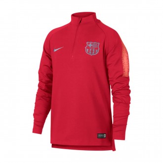 Sweatshirt  Nike Dry FC Barcelona Squad 2018-2019 Niño Tropical pink-Light atomic pink