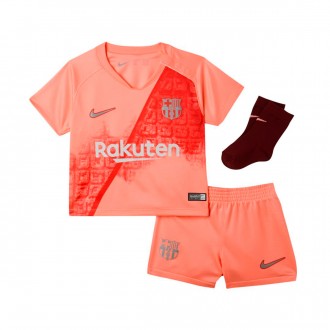 Conjunto  Nike Bebé FC Barcelona Tercera Equipación 2018-2019 Light atomic pink-Silver