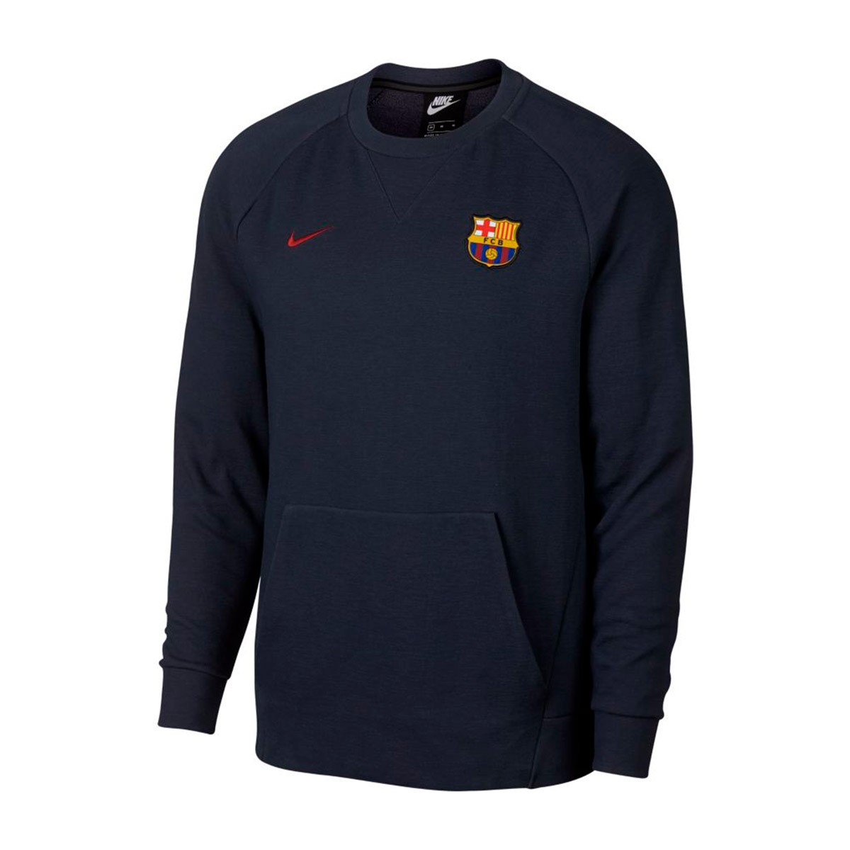 Sudadera Nike Sportswear FC Barcelona 2018-2019 Obsidian-Cobalt tint-Noble  red - Tienda de fútbol Fútbol Emotion