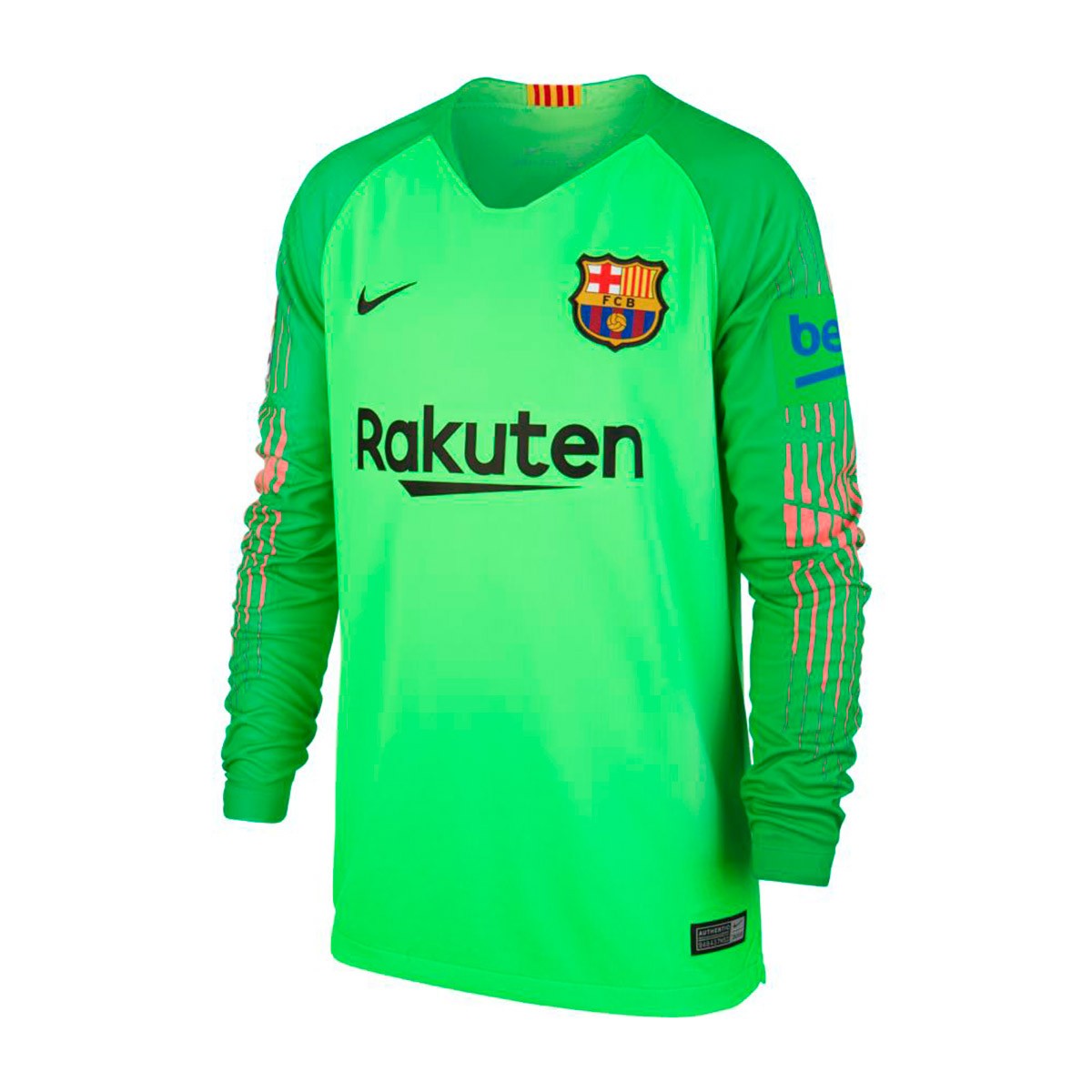 Camiseta Nike FC Barcelona Stadium Portero 2018-2019 Niño Green strike-Gren spark-Black - Tienda ...