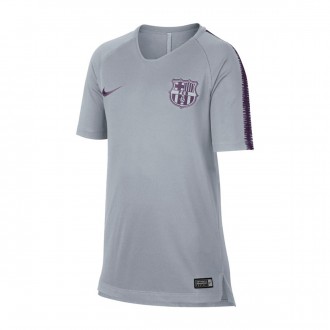 Camisola  Nike FC Barcelona Squad 2018-2019 Niño Wolf grey-Purple dynasty