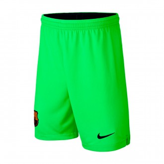 Calções  Nike FC Barcelona Stadium Segunda Equipación Portero 2018-2019 Niño Green strike-Black