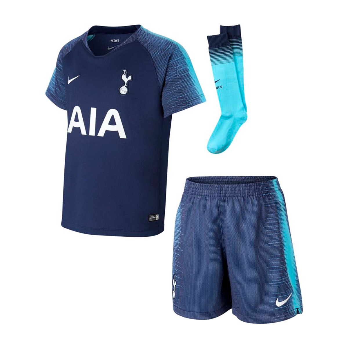 Conjunto Nike Tottenham Hotspur FC Segunda Equipación 2018-2019 Niño Binary blue-White - Tienda ...