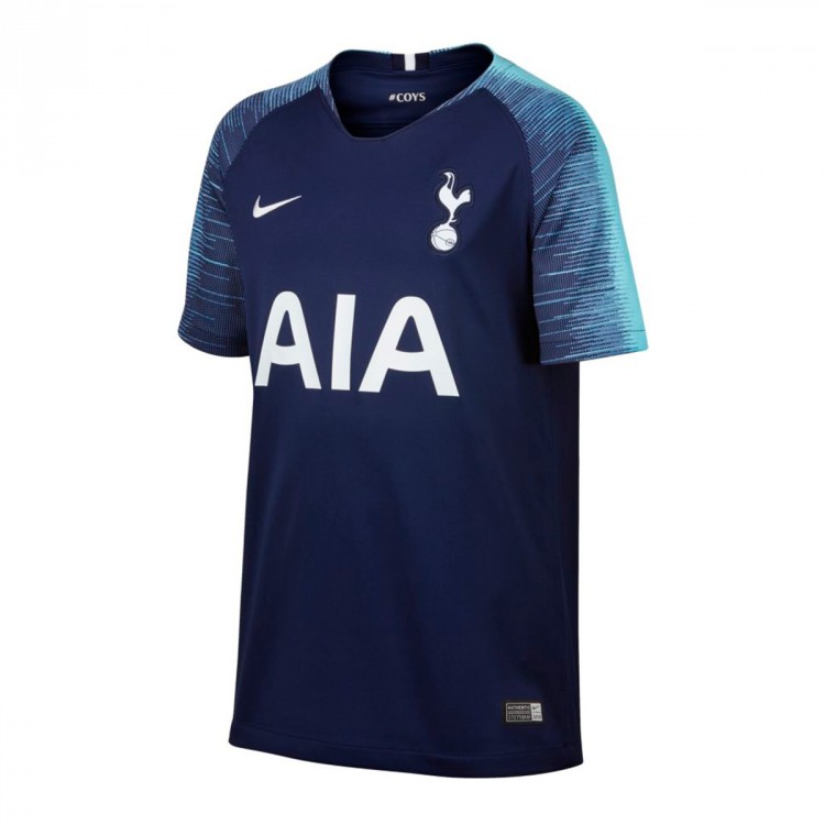 Camiseta Nike Tottenham Hotspur FC Stadium Segunda Equipación 2018-2019 Niño Binary blue-White ...