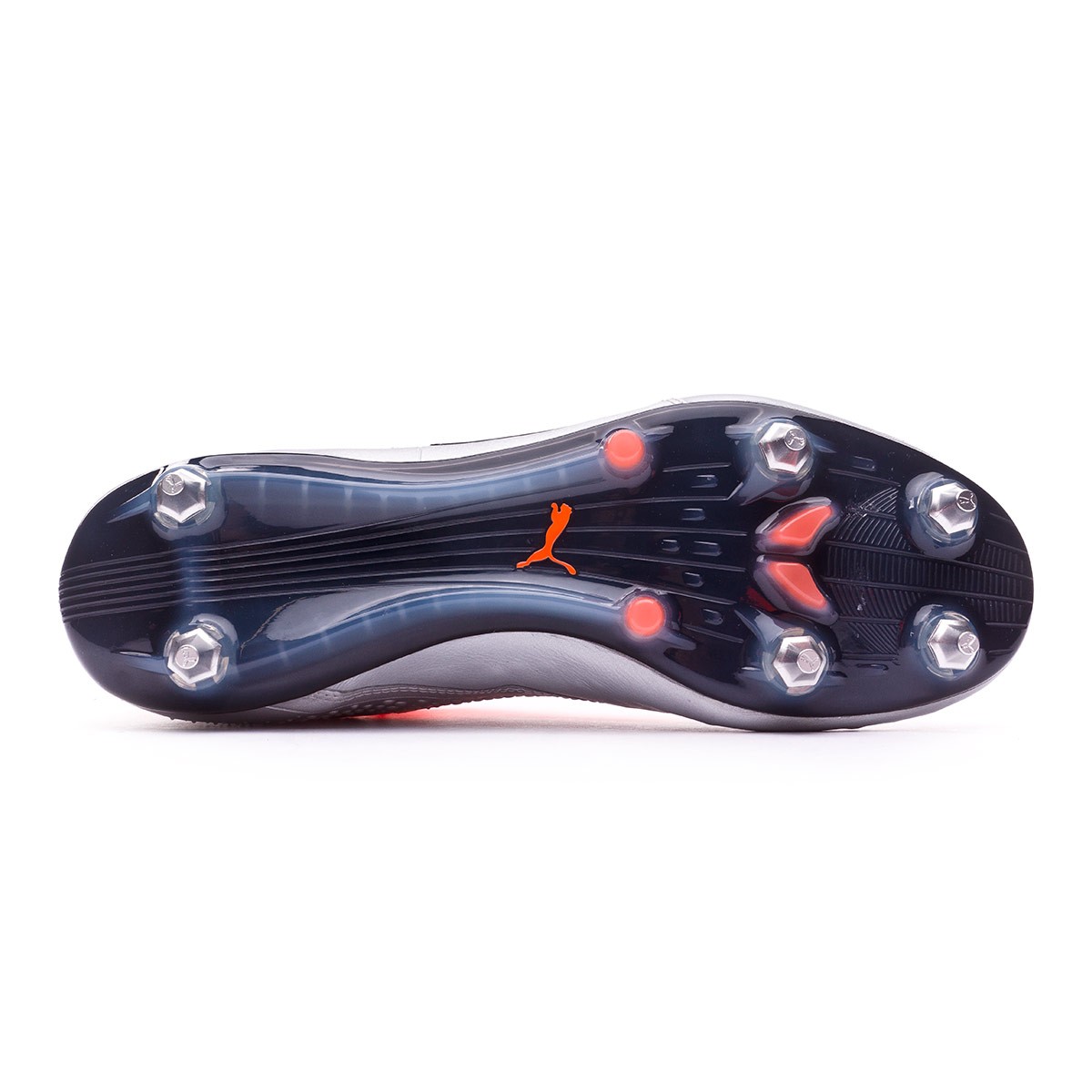 silver puma football boots