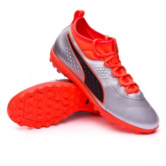 Sapatilhas  Puma One 3 Piel TT Puma silver-Shocking orange-Puma black