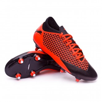 Chuteira  Puma Future 2.4 SG Puma black-Shocking orange