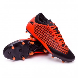 Chuteira  Puma Future 2.4 FG/AG Puma black-Shocking orange