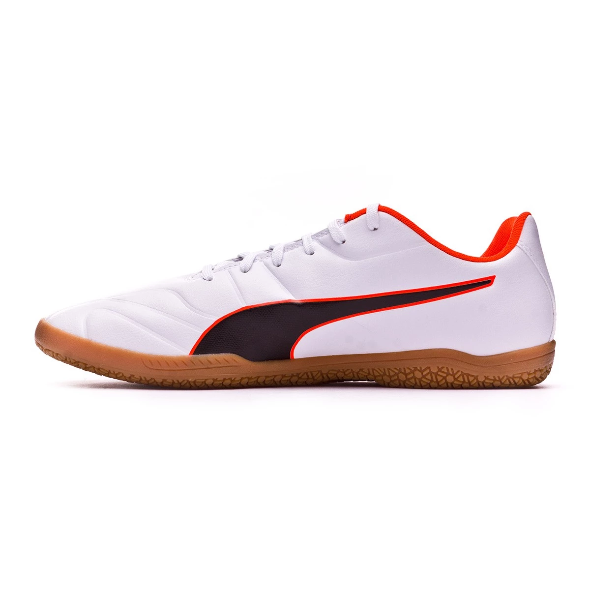 Indoor boots Puma Classico C II Sala White Black Shocking Orange