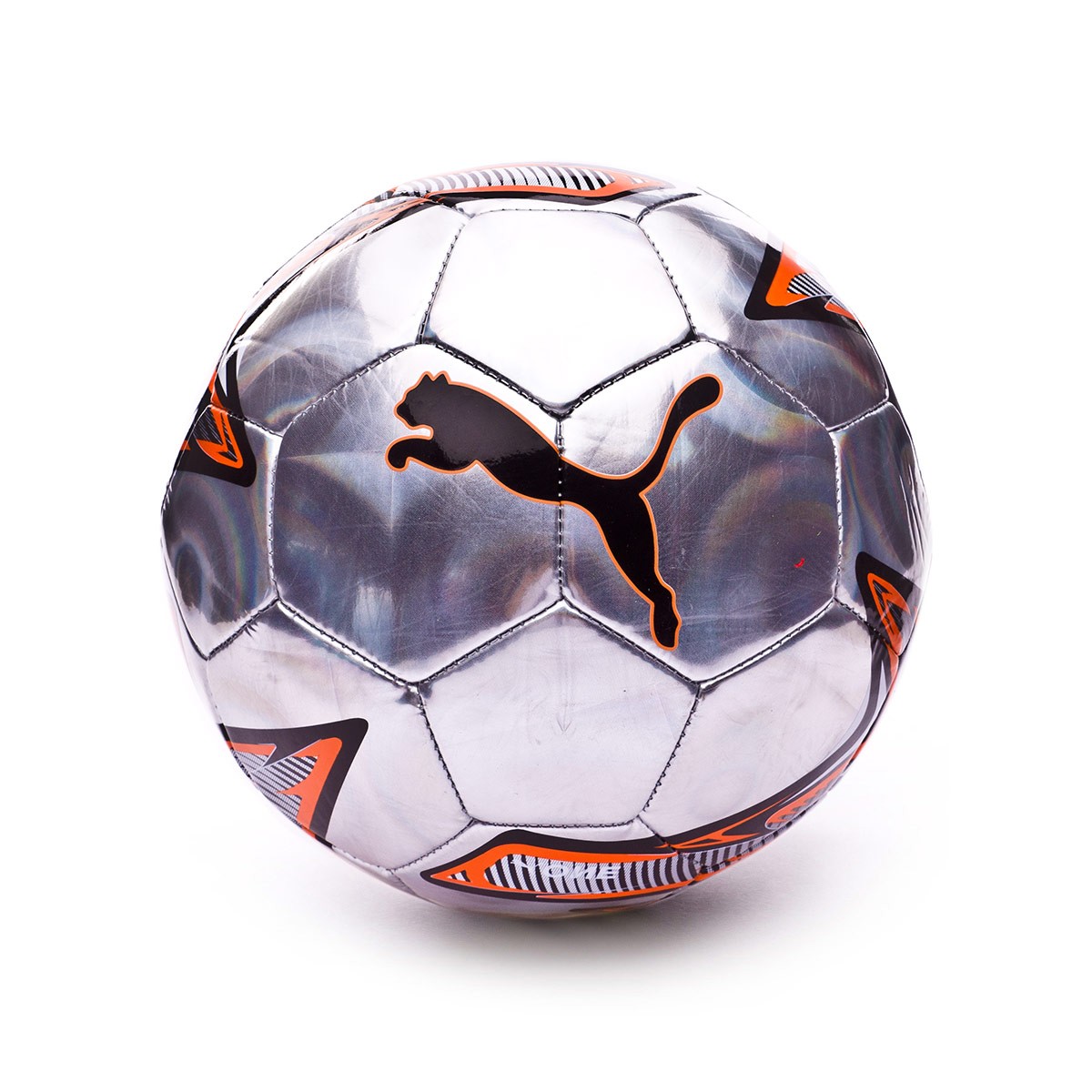 Ball Puma One Laser Silver-Shocking orange-Puma black - Football store  Fútbol Emotion