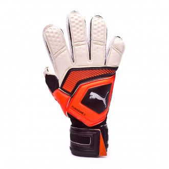 Luvas Puma One Grip 1 RC Crianças Puma white-Shocking orange-Puma black-Silver