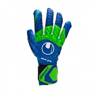 Luvas Uhlsport Aquagrip HN Pacific blue-Fluor green