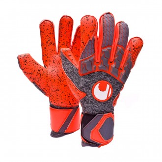 Luvas  Uhlsport Aerored Supergrip Cinza-Laranja