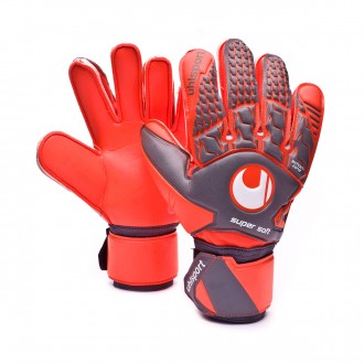 Luvas  Uhlsport Aerored Supersoft Cinza-Laranja