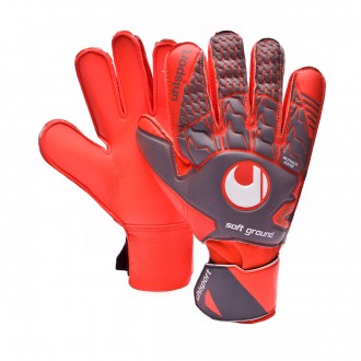 Luvas  Uhlsport Aerored Soft Pro Cinza-Laranja
