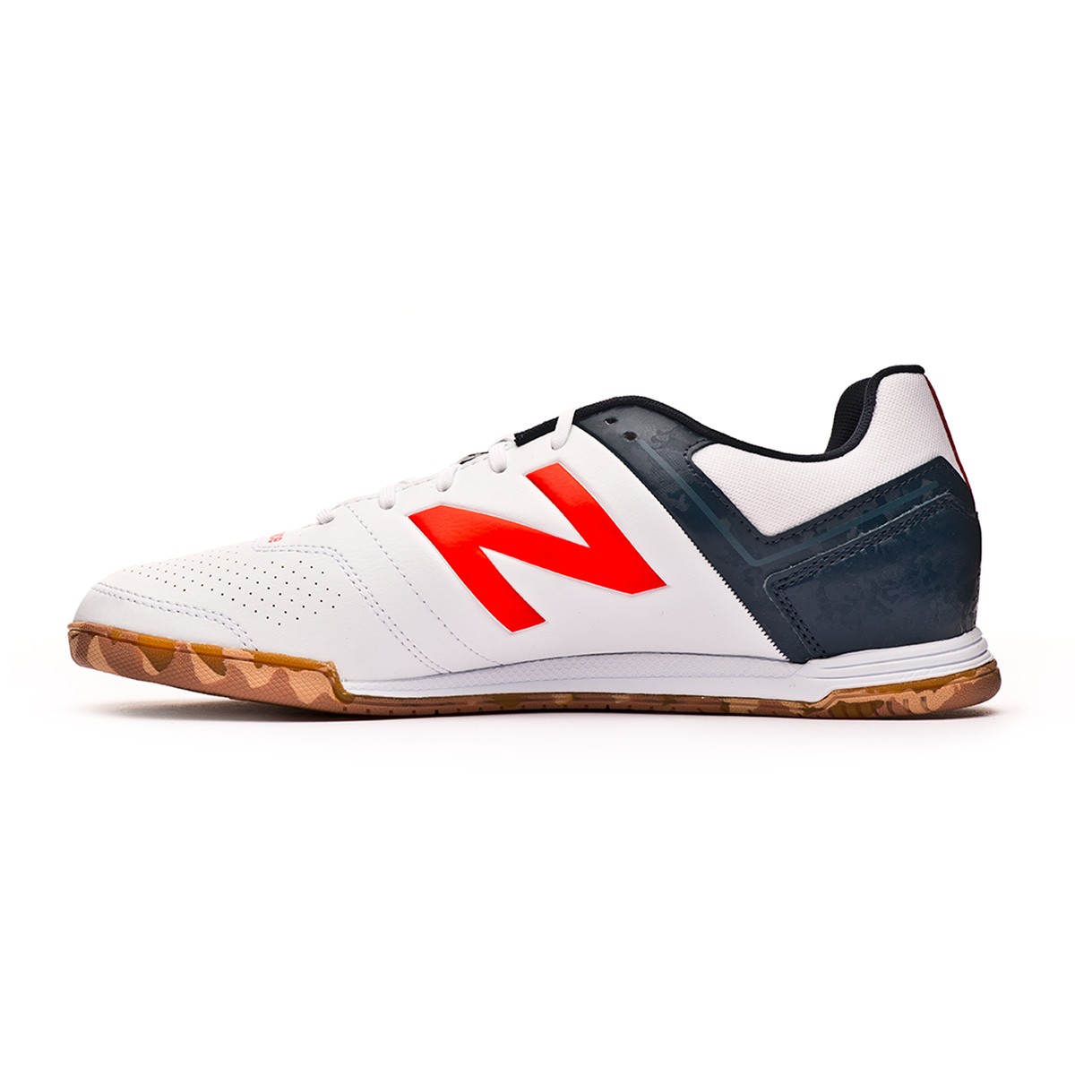 Zapatilla New Balance Audazo Strike 3.0 Futsal White grey ...