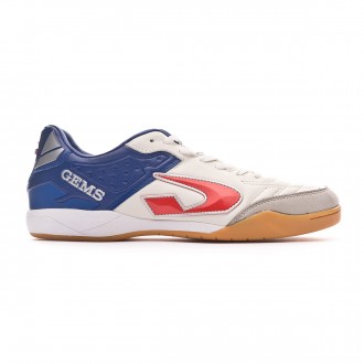 Sapatilha de Futsal Gems Viper FX IN Branco-Azul