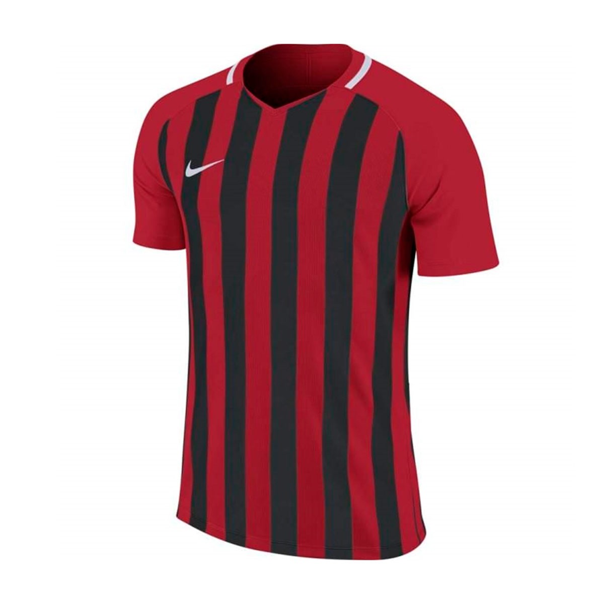 red and black football jersey