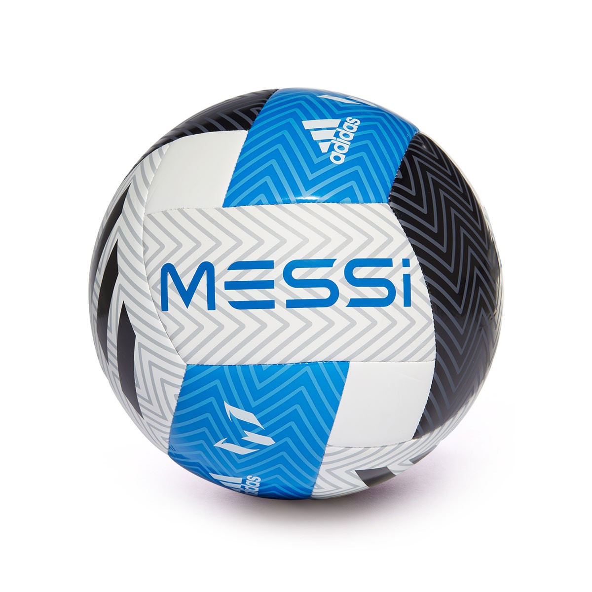 Ball adidas Messi Football blue-Black-White - Football store Fútbol Emotion