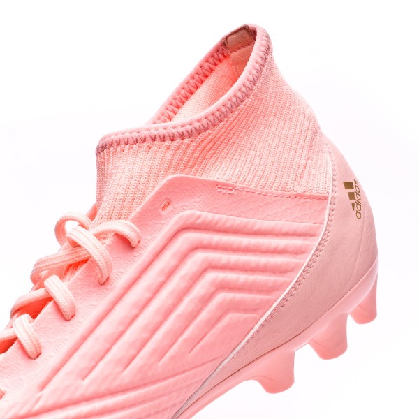 predator 18.3 firm ground cleats pink